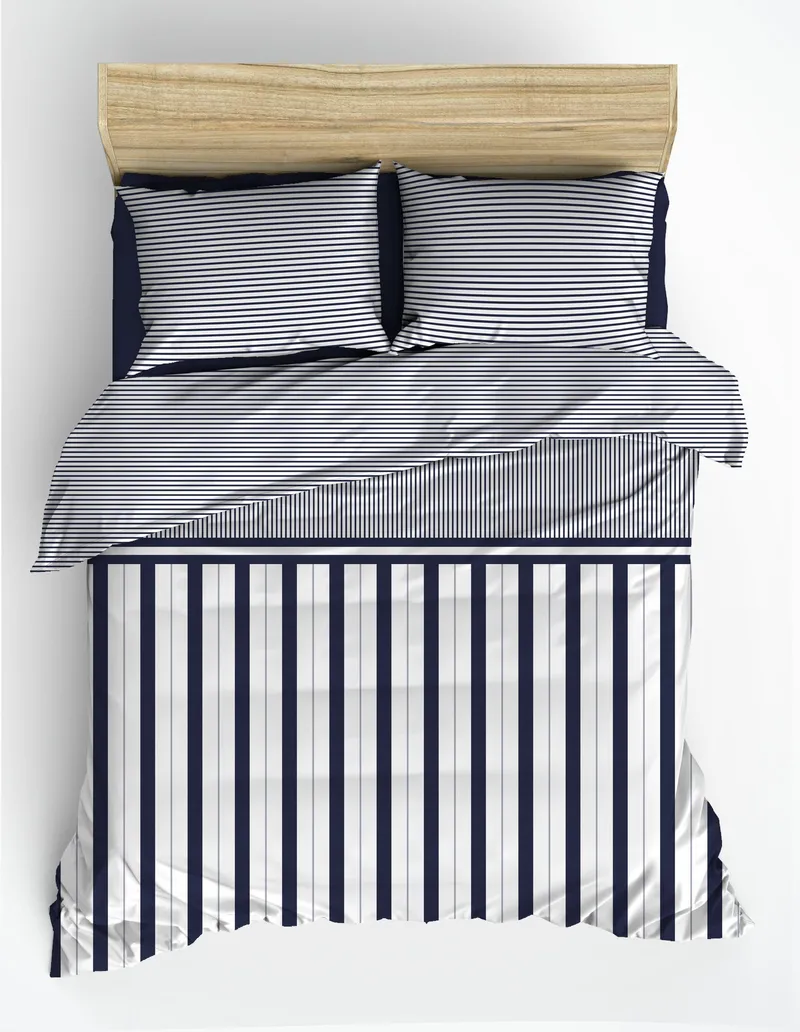 Coonabara sengesett 240x220 cm - Mørk blå - Tekstiler & tepper - Sengetøy - Sengesett