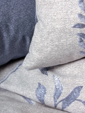 Corvanel sengesett 240x220 cm - Mørk blå Lys grå - Tekstiler & tepper - Sengetøy - Sengesett