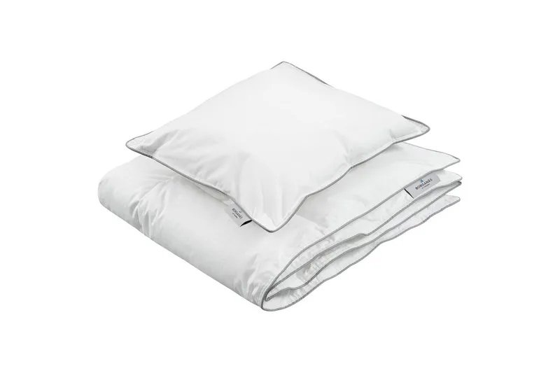 Dyne + Pute Barn Luksusfiber 28 x 35 cm + 70 x 80 cm Hvit