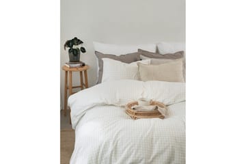 Dynetrekk 2-dels sett Birger Flanell Offwhite - Offwhite - Tekstiler & tepper - Sengetøy