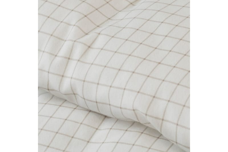 Dynetrekk 2-dels sett Birger Flanell Offwhite - Offwhite - Tekstiler & tepper - Sengetøy