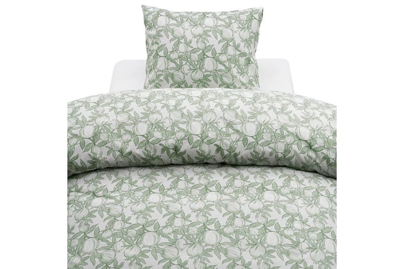 Dynetrekk 2-dels sett Granateple Grønn - Grønn - Tekstiler & tepper - Sengetøy - Dyne