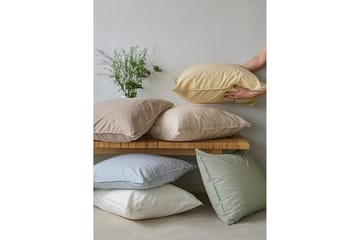 Dynetrekksett Dobbeltseng 3-Dels Humble - Beige - Tekstiler & tepper - Sengetøy - Sengesett