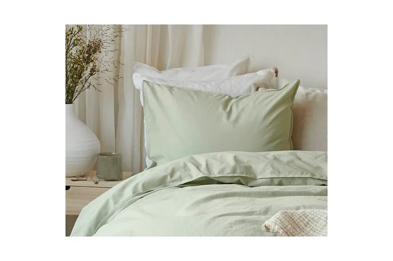 Dynetrekksett Dobbeltseng 3-Dels Humble - Grønn - Tekstiler & tepper - Sengetøy - Sengesett