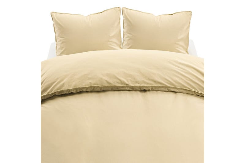 Dynetrekksett Dobbeltseng 3-Dels Humble, Gul