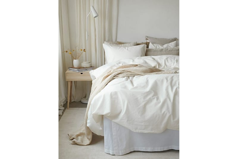 Dynetrekksett Dobbeltseng 3-Dels Humble - Hvit - Tekstiler & tepper - Sengetøy - Sengesett