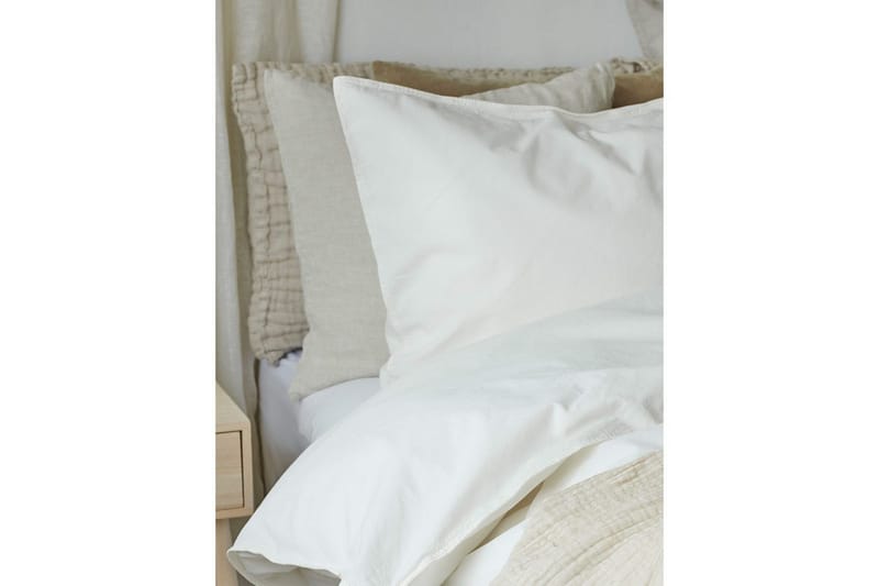 Dynetrekksett Dobbeltseng 3-Dels Humble - Hvit - Tekstiler & tepper - Sengetøy - Sengesett