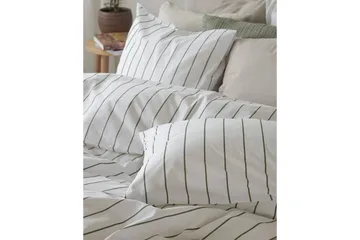 Dynetrekksett Dobbeltseng 3-Dels Saga - Grønn - Tekstiler & tepper - Sengetøy - Sengesett