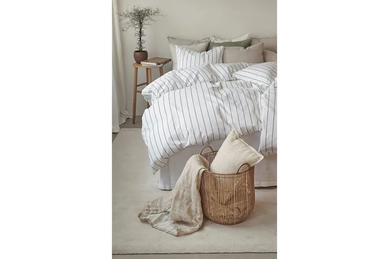 Dynetrekksett Dobbeltseng 3-Dels Saga - Grønn - Tekstiler & tepper - Sengetøy - Sengesett