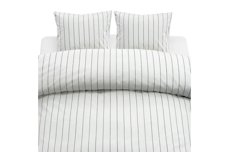 Dynetrekksett Dobbeltseng 3-Dels Saga - Grønn - Tekstiler & tepper - Sengetøy - Sengesett