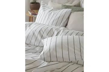 Dynetrekksett Dobbeltseng 3-Dels Saga - Grønn - Tekstiler & tepper - Sengetøy - Sengesett