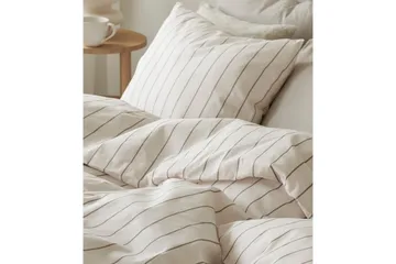 Dynetrekksett Dobbeltseng 3-Dels Saga - Lin - Tekstiler & tepper - Sengetøy - Sengesett