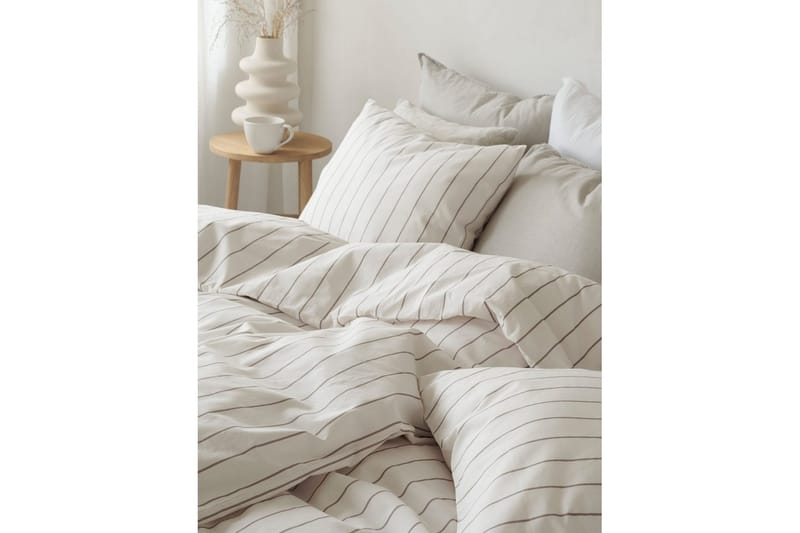 Dynetrekksett Dobbeltseng 3-Dels Saga - Lin - Tekstiler & tepper - Sengetøy - Sengesett