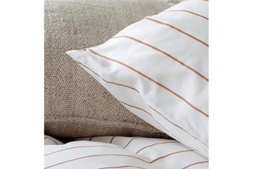 Dynetrekksett Dobbeltseng 3-Dels Saga - Oransje - Tekstiler & tepper - Sengetøy - Sengesett