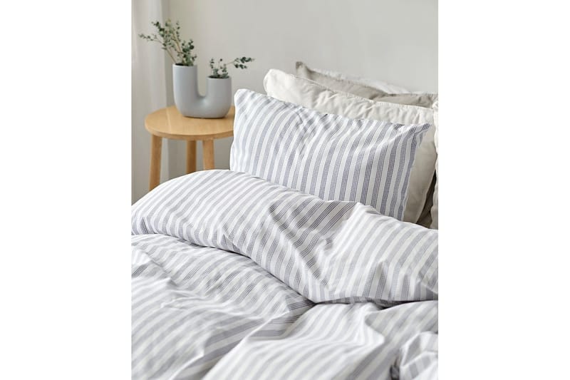 Dynetrekksett Enkeltseng 2-deler Mirjam - Blå - Tekstiler & tepper - Sengetøy - Sengesett