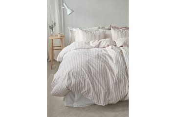 Dynetrekksett Enkeltseng 2-deler Mirjam - Rosa - Tekstiler & tepper - Sengetøy - Sengesett