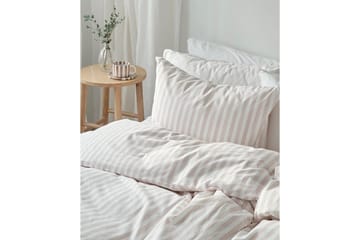 Dynetrekksett Enkeltseng 2-deler Mirjam - Rosa - Tekstiler & tepper - Sengetøy - Sengesett