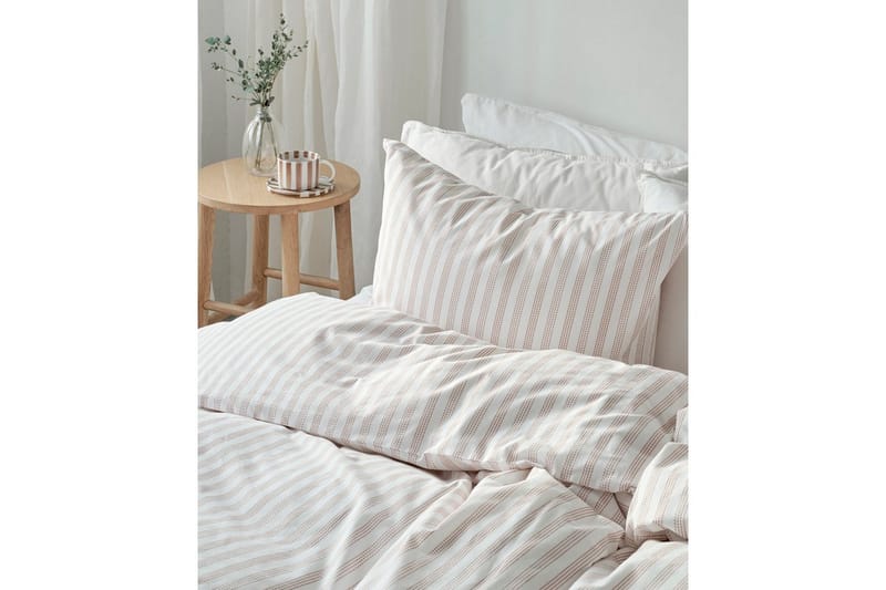 Dynetrekksett Enkeltseng 2-deler Mirjam - Rosa - Tekstiler & tepper - Sengetøy - Sengesett