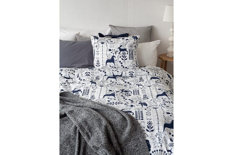 Dynetrekksett Enkeltseng 2-Delers Äppelbo - Marineblå - Tekstiler & tepper - Sengetøy - Sengesett