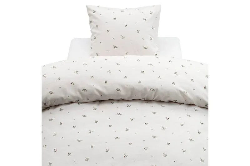 Dynetrekksett Enkeltseng 2-Delers Alvin Beige - Tekstiler & tepper - Sengetøy - Sengesett