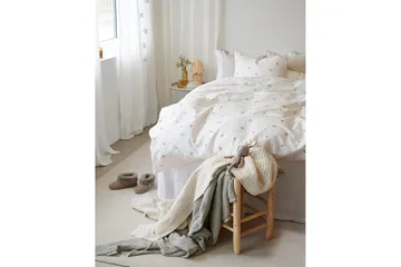 Dynetrekksett Enkeltseng 2-Delers Alvin Beige - Tekstiler & tepper - Sengetøy - Sengesett