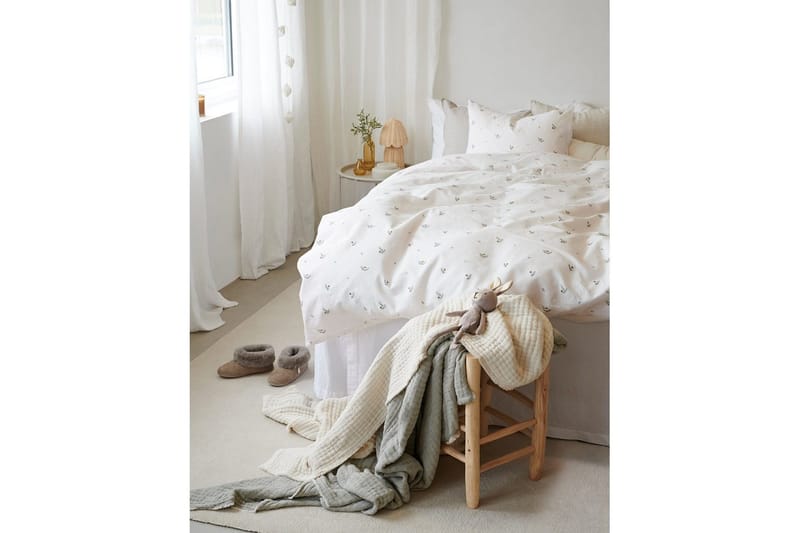 Dynetrekksett Enkeltseng 2-Delers Alvin Beige - Tekstiler & tepper - Sengetøy - Sengesett