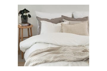 Dynetrekksett Enkeltseng 2-Delers Birger Flanell - Offwhite - Tekstiler & tepper - Sengetøy - Dyne