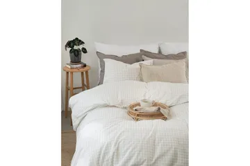 Dynetrekksett Enkeltseng 2-Delers Birger Flanell - Offwhite - Tekstiler & tepper - Sengetøy - Sengesett