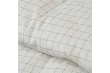 Dynetrekksett Enkeltseng 2-Delers Birger Flanell - Offwhite - Tekstiler & tepper - Sengetøy - Dyne