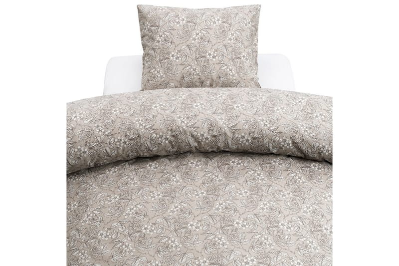 Dynetrekksett Enkeltseng 2-Delers Blackberry, Brun