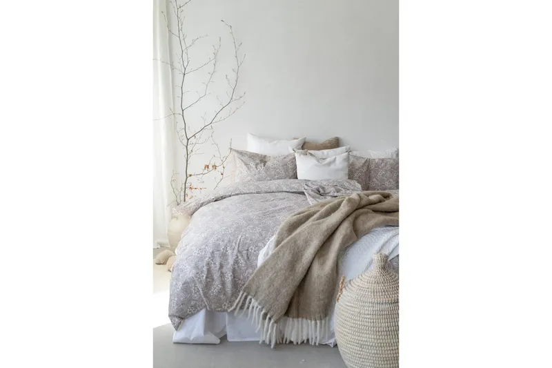 Dynetrekksett Enkeltseng 2-Delers Blackberry - Brun - Tekstiler & tepper - Sengetøy - Sengesett