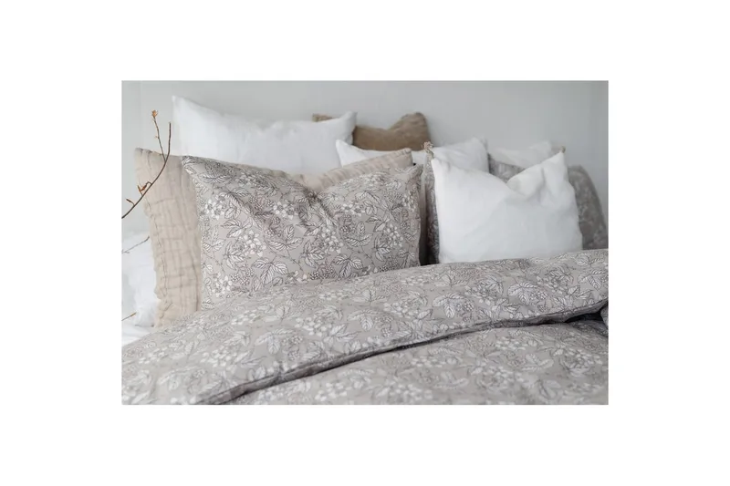 Dynetrekksett Enkeltseng 2-Delers Blackberry - Brun - Tekstiler & tepper - Sengetøy - Sengesett