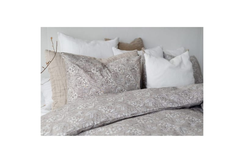 Dynetrekksett Enkeltseng 2-Delers Blackberry - Brun - Tekstiler & tepper - Sengetøy - Sengesett