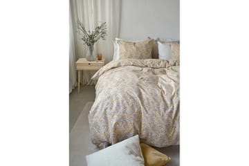 Dynetrekksett Enkeltseng 2-Delers Blackberry - Gul - Tekstiler & tepper - Sengetøy - Sengesett