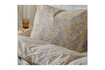 Dynetrekksett Enkeltseng 2-Delers Blackberry - Gul - Tekstiler & tepper - Sengetøy - Sengesett