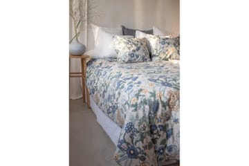 Dynetrekksett Enkeltseng 2-Delers Blombacken - Blå - Tekstiler & tepper - Sengetøy - Sengesett