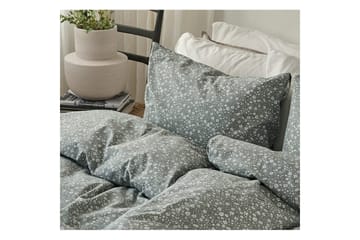 Dynetrekksett Enkeltseng 2-Delers Rita Flower Grønn - Tekstiler & tepper - Sengetøy - Sengesett