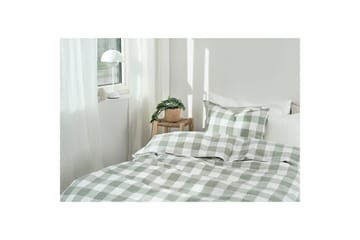 Dynetrekksett Enkeltseng 2-Delers Ruta Grønn - Tekstiler & tepper - Sengetøy - Sengesett