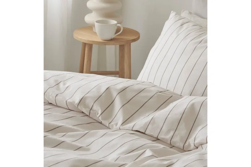 Dynetrekksett Enkeltseng 2-Delers Saga - Lin - Tekstiler & tepper - Sengetøy - Sengesett