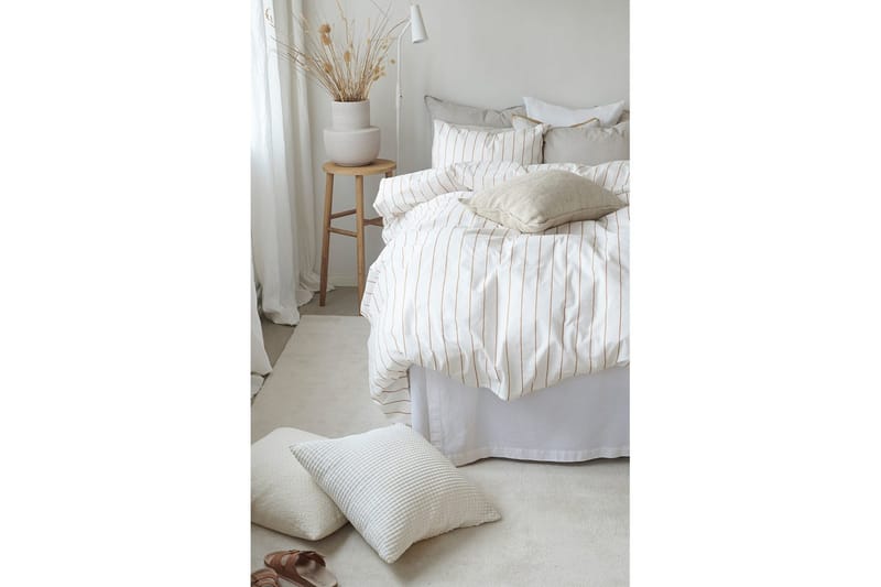 Dynetrekksett Enkeltseng 2-Delers Saga - Oransje - Tekstiler & tepper - Sengetøy - Sengesett