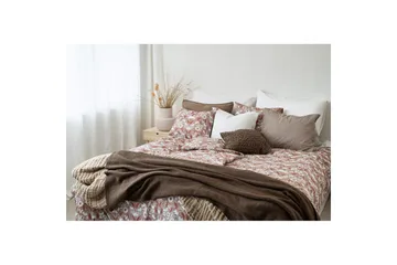 Dynetrekksett Enkeltseng 2-Delers Siljan Grå - Grå - Tekstiler & tepper - Sengetøy - Sengesett