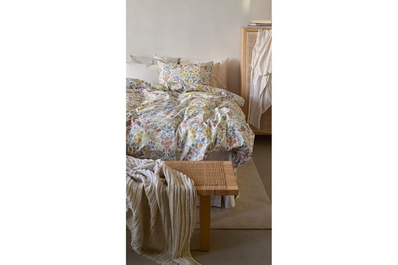 Dynetrekksett Enkeltseng 2-Delers Sommerblomster Multi - Tekstiler & tepper - Sengetøy - Dyne