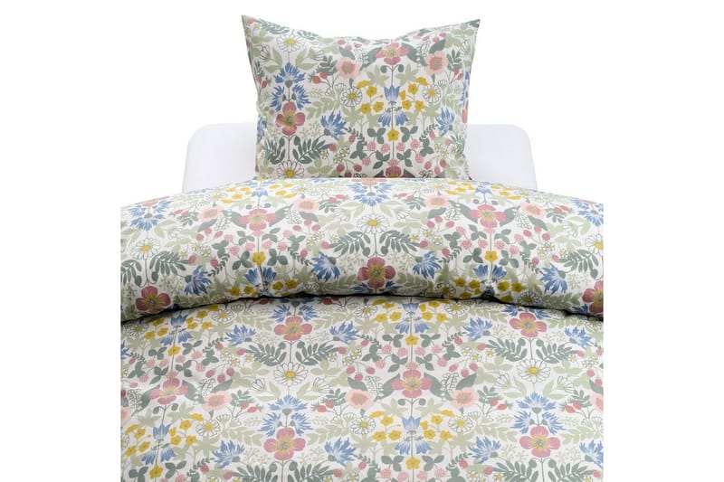 Dynetrekksett Enkeltseng 2-Delers Sommerblomster Multi