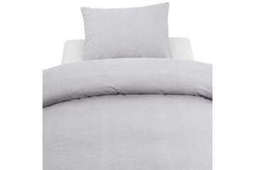 Dynetrekksett Enkeltseng 2-Delers Vasket - Lilla - Tekstiler & tepper - Sengetøy - Sengesett