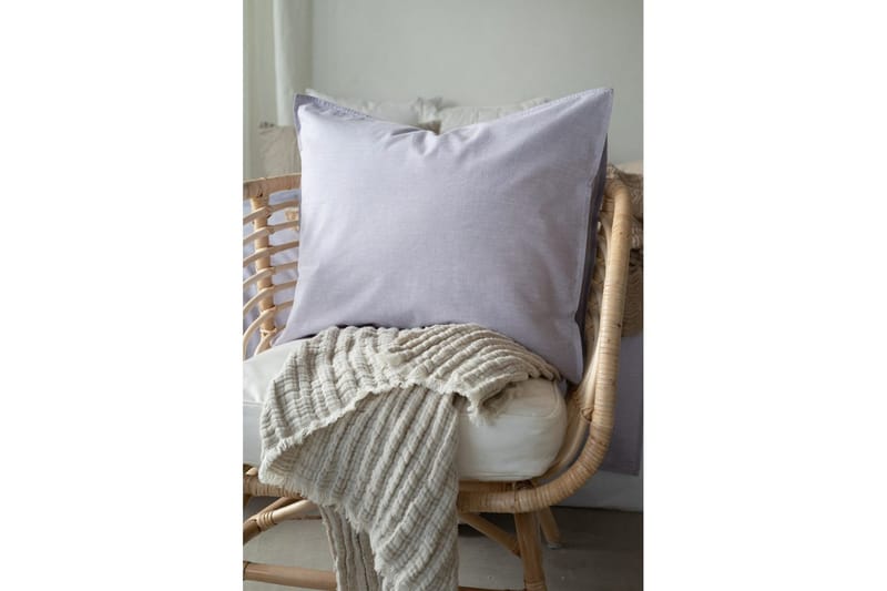 Dynetrekksett Enkeltseng 2-Delers Vasket - Lilla - Tekstiler & tepper - Sengetøy - Sengesett