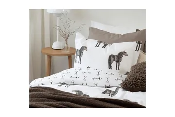 Dynetrekksett Enkeltseng 2-Delers Wendy Brun - Tekstiler & tepper - Sengetøy - Sengesett