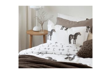 Dynetrekksett Enkeltseng 2-Delers Wendy Brun - Tekstiler & tepper - Sengetøy - Sengesett