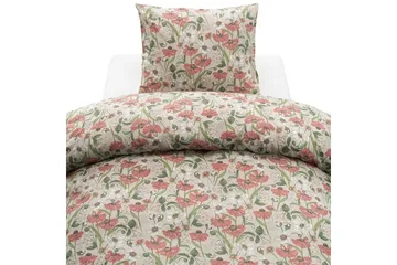 Dynetrekksett Enkeltseng 2-Dels Fleur - Rosa - Tekstiler & tepper - Sengetøy - Sengesett