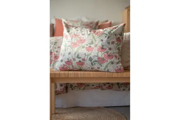 Dynetrekksett Enkeltseng 2-Dels Fleur - Rosa - Tekstiler & tepper - Sengetøy - Sengesett