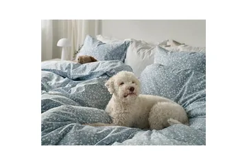 Dynetrekksett Enkeltseng 2-Dels Hedda - Blå - Tekstiler & tepper - Sengetøy - Sengesett - Dynetrekksett enkeltseng